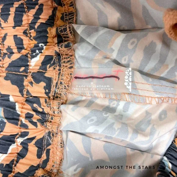 Free People Movement Zephyr Funky Print Balloon Baggy Drawstring Pants - Picture 9 of 9